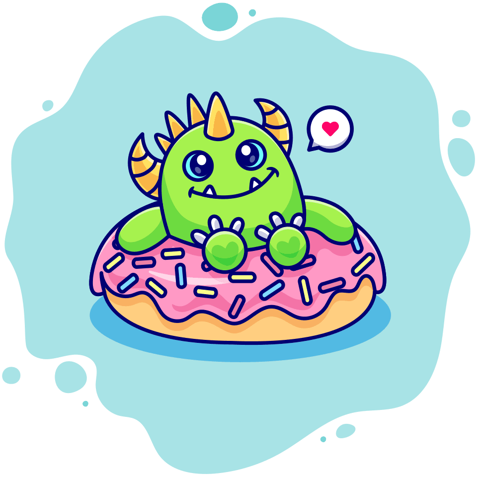 Happy monster